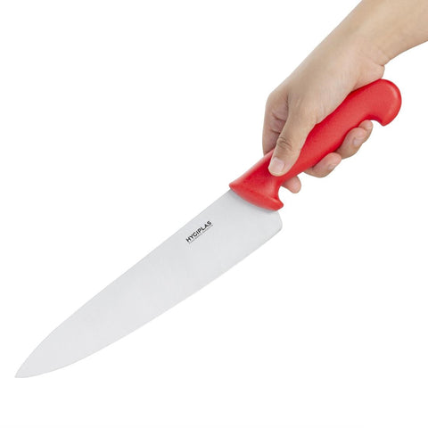 C886 Hygiplas Chefs Knife Red 255mm C886