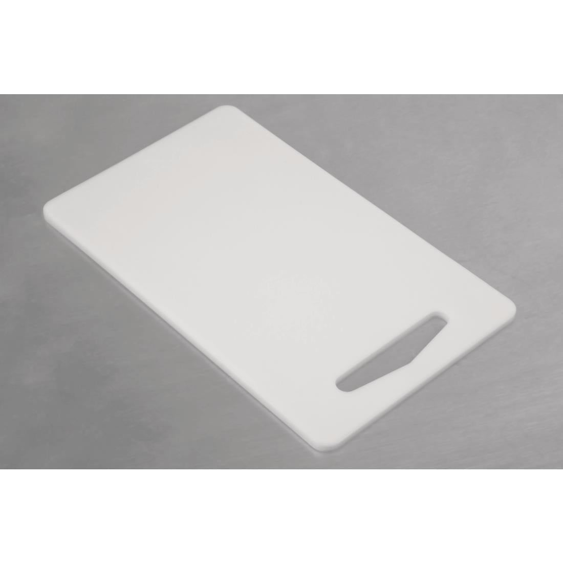 Hygiplas Low Density Cutting Board White - 153x250x6mm CD269