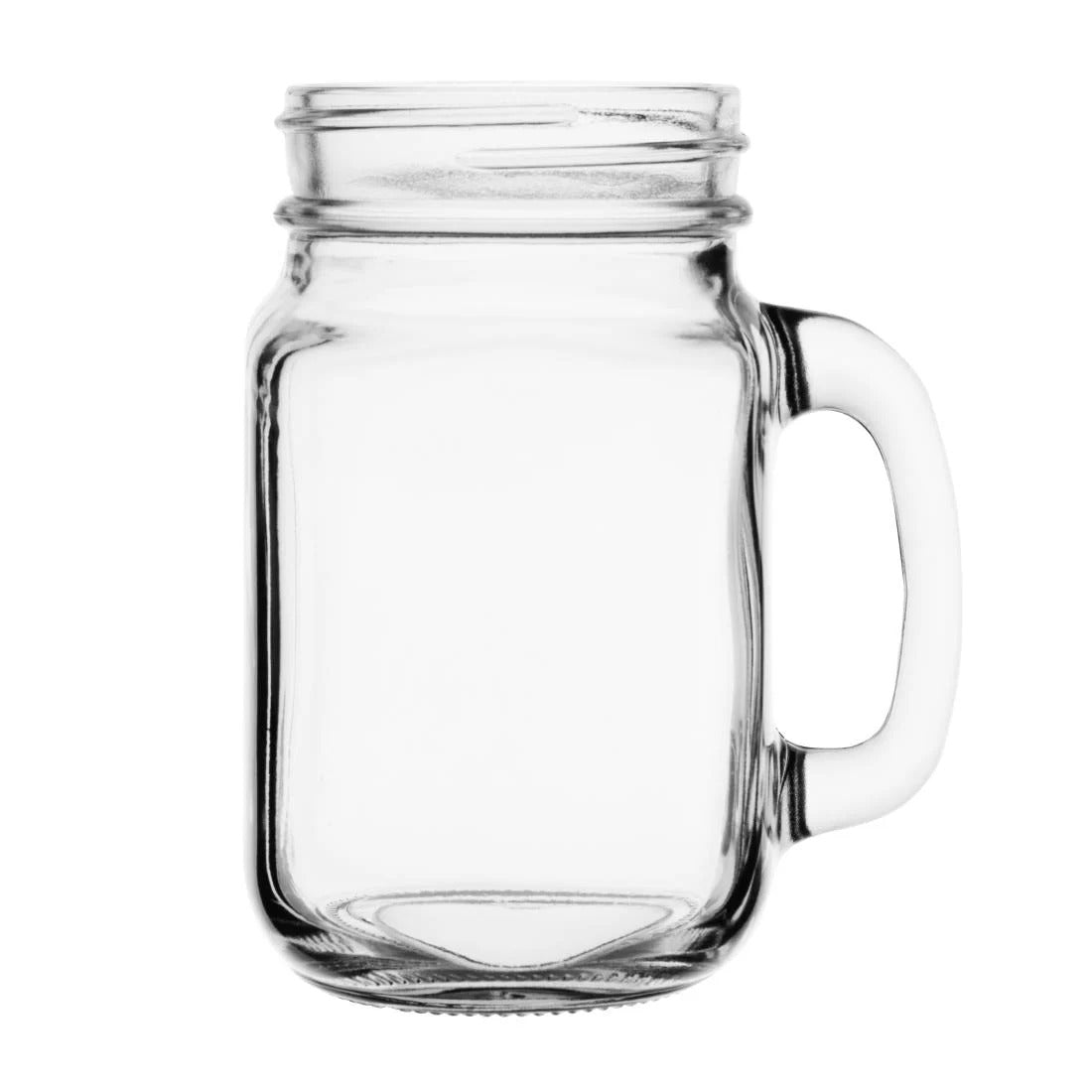 Olympia Handled Mason Jar Glasses 470ml (Pack of 12) CE678