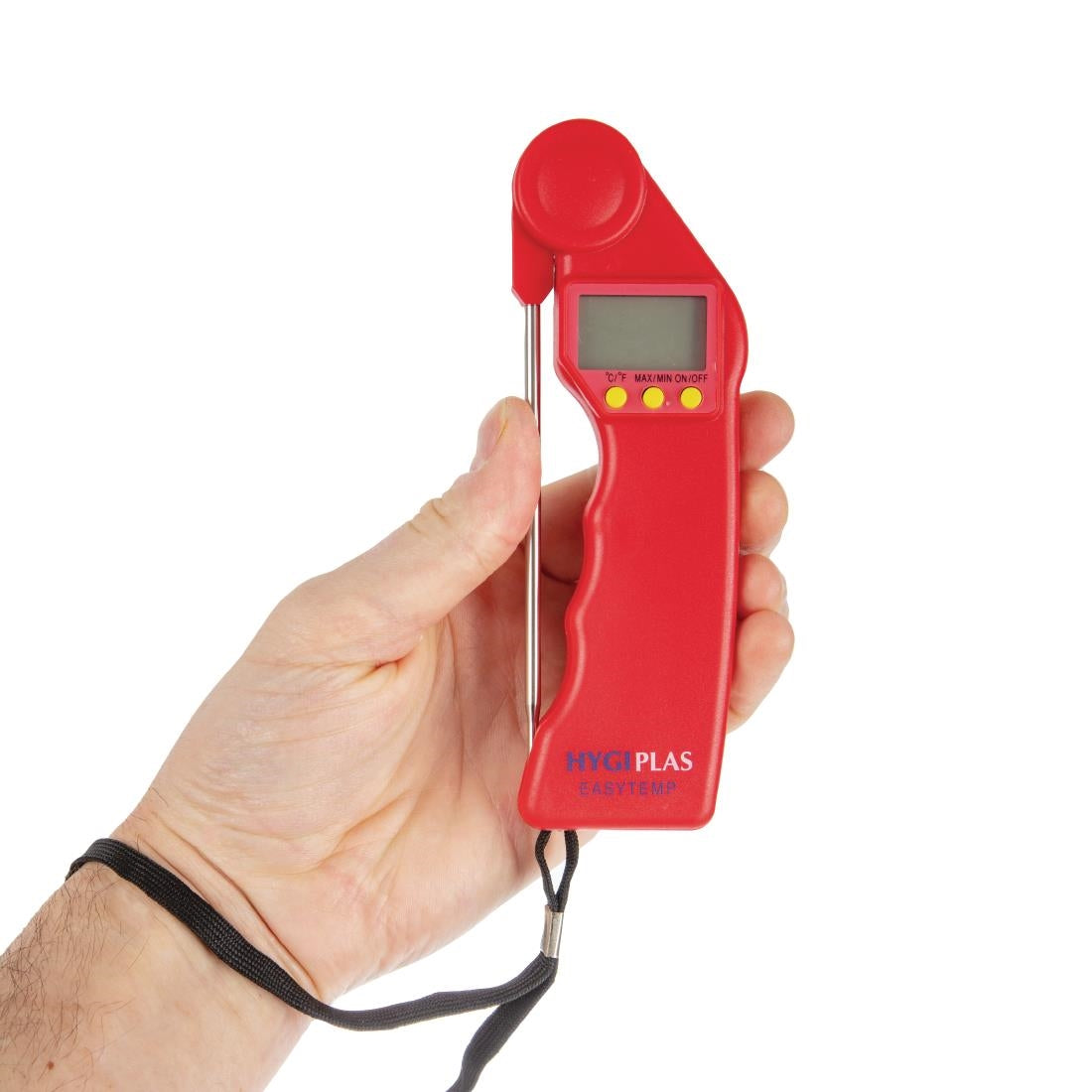 Hygiplas Easytemp Colour Coded Red Probe Thermometer CF913
