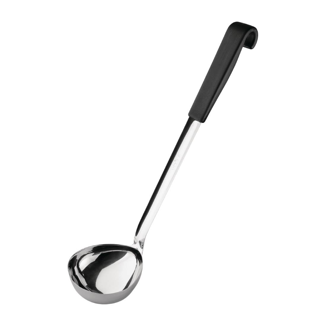 Vogue Ladle Black Handle 130ml CS001