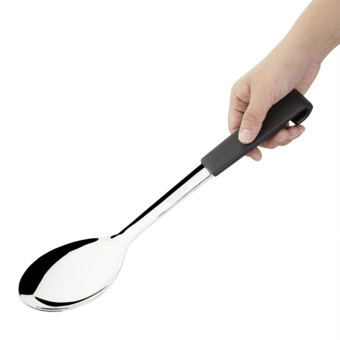 Vogue Serving Spoon Black Handle 340mm CS910