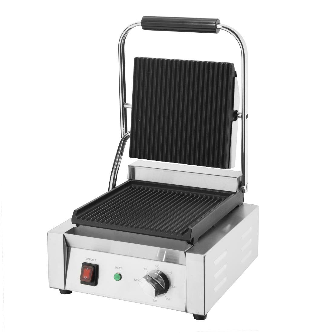 Apuro Bistro Ribbed Contact Grill CU600-A
