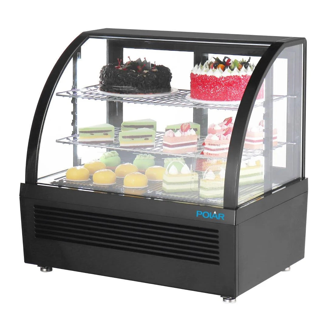 Polar C-Series Countertop Display Fridge Black - 100Ltr CU636-A