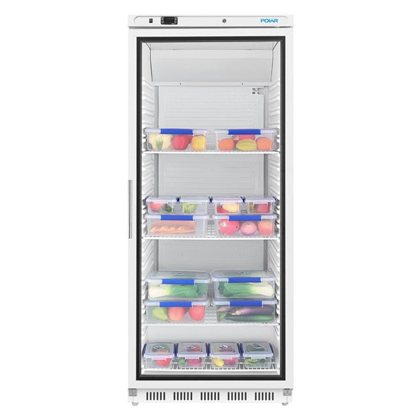 Polar C-Series Upright Display Fridge 600Ltr White CZ787-A