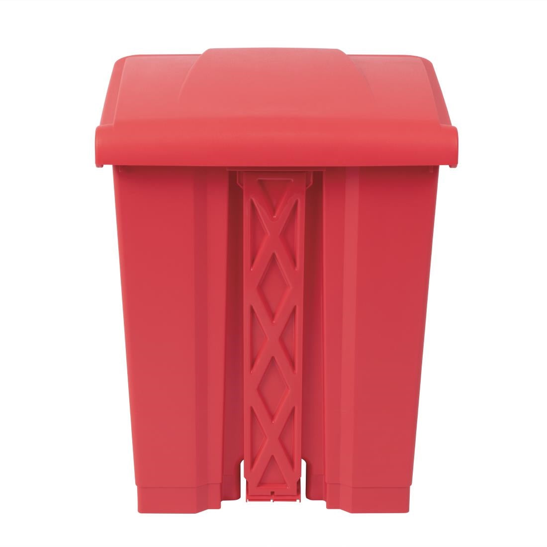 Jantex Kitchen Pedal Bin Red 65Ltr DC710