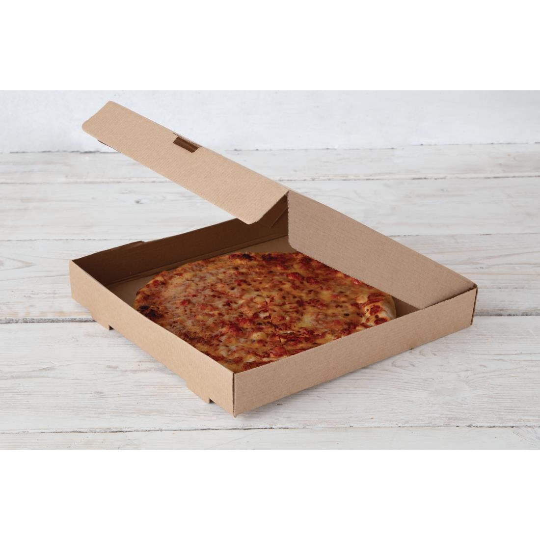 Fiesta Compostable Plain Pizza Boxes 12" (Pack of 100) DC724