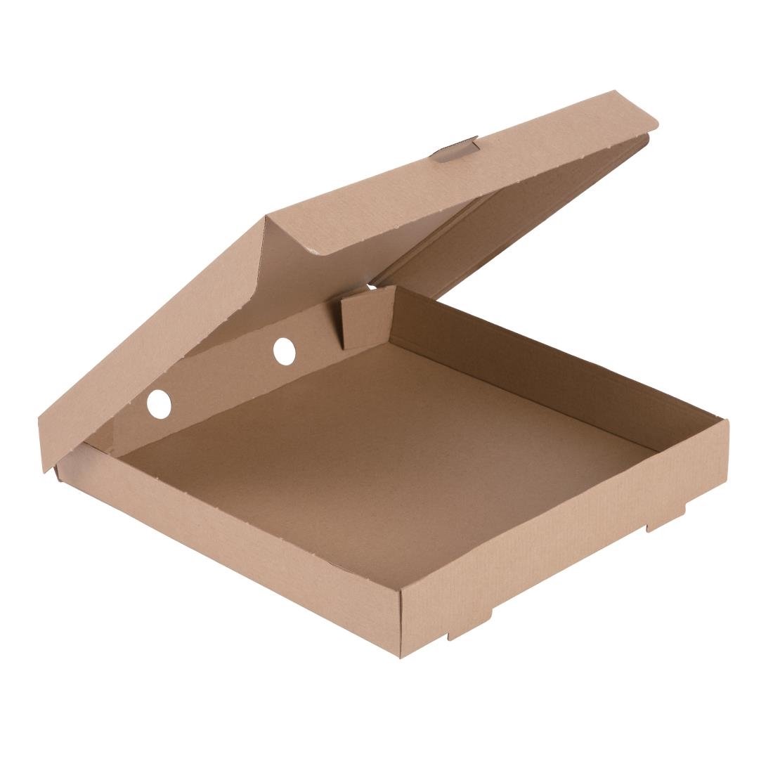Fiesta Compostable Plain Pizza Boxes 12" (Pack of 100) DC724