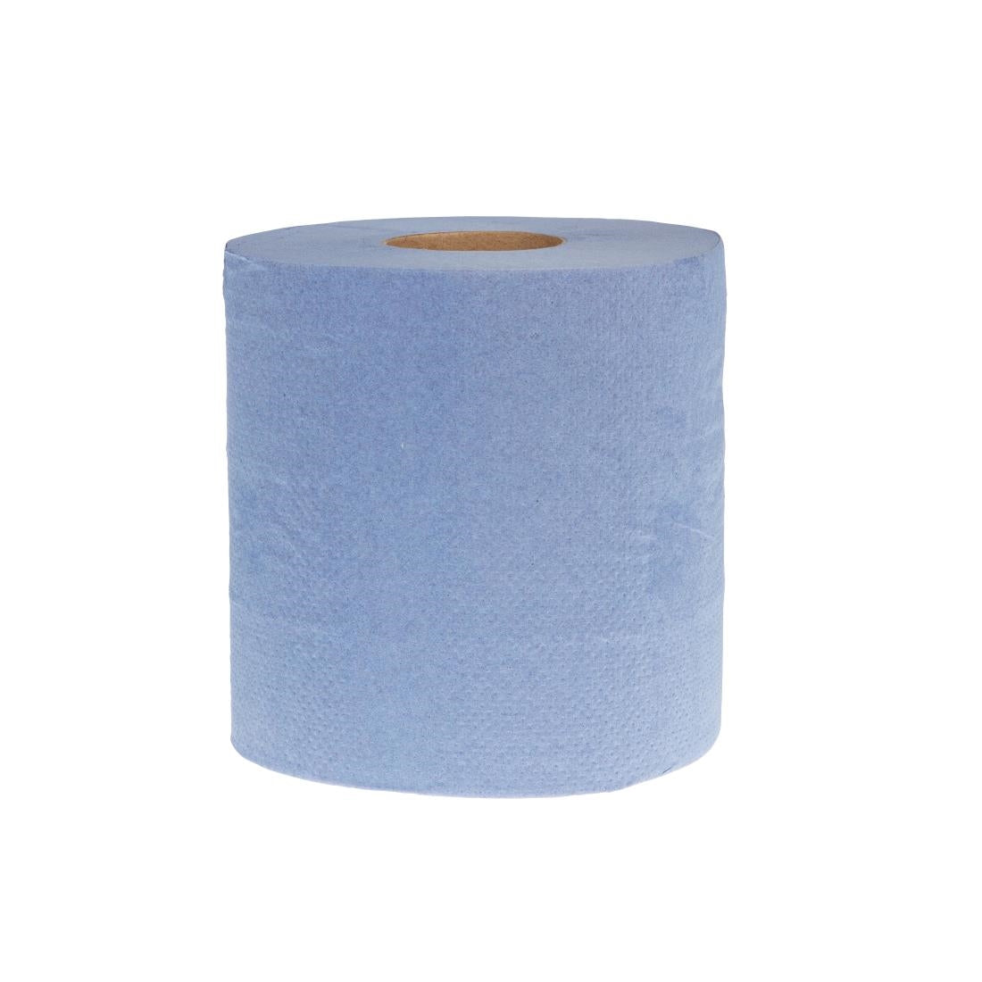 Jantex Centrefeed Blue Roll Paper Towels (Pack of 6) DL921