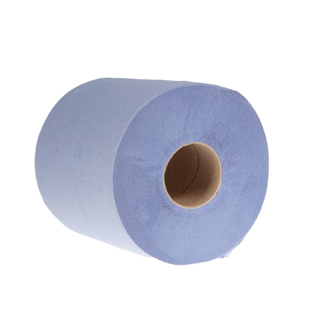 Jantex Centrefeed Blue Roll Paper Towels (Pack of 6) DL921