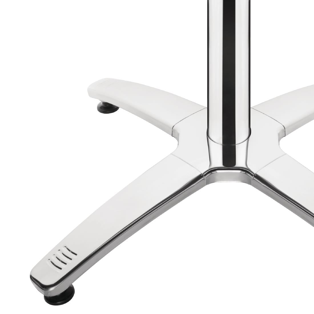 Bolero Aluminium Four Leg Table Base DN641