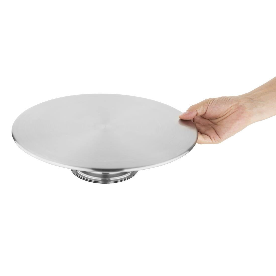 Vogue St/St Rotating Cake Stand 30cm DP238