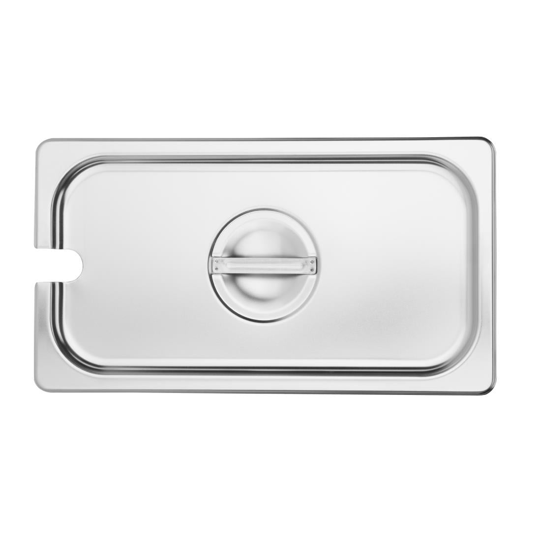 Vogue St/St GN Notched Lid - 1/3 DP253