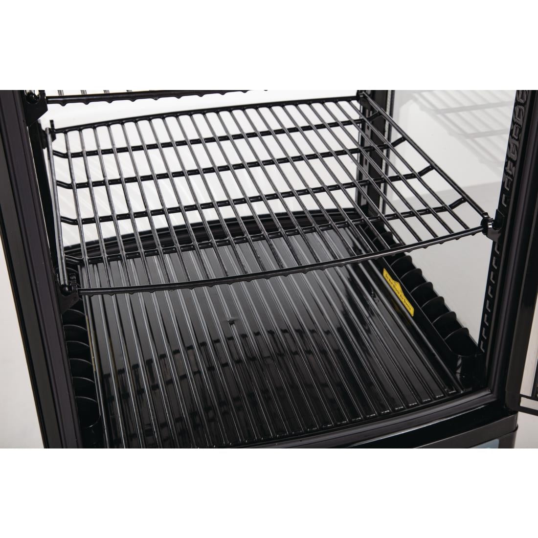 Polar C-Series Energy Efficient Curved Door Display Fridge Black - 86Ltr CX574-A