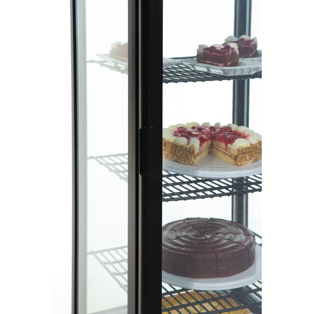 Polar C-Series Energy Efficient Curved Door Display Fridge Black - 235Ltr CX573-A