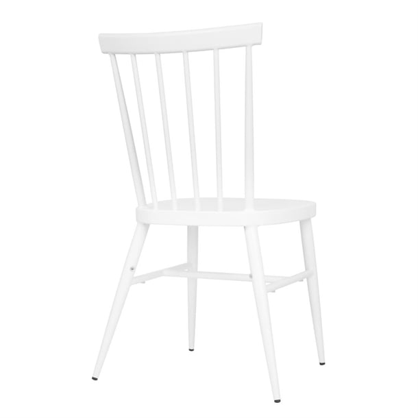 Bolero Windsor Aluminium White Chairs White (4 Pack) DP718