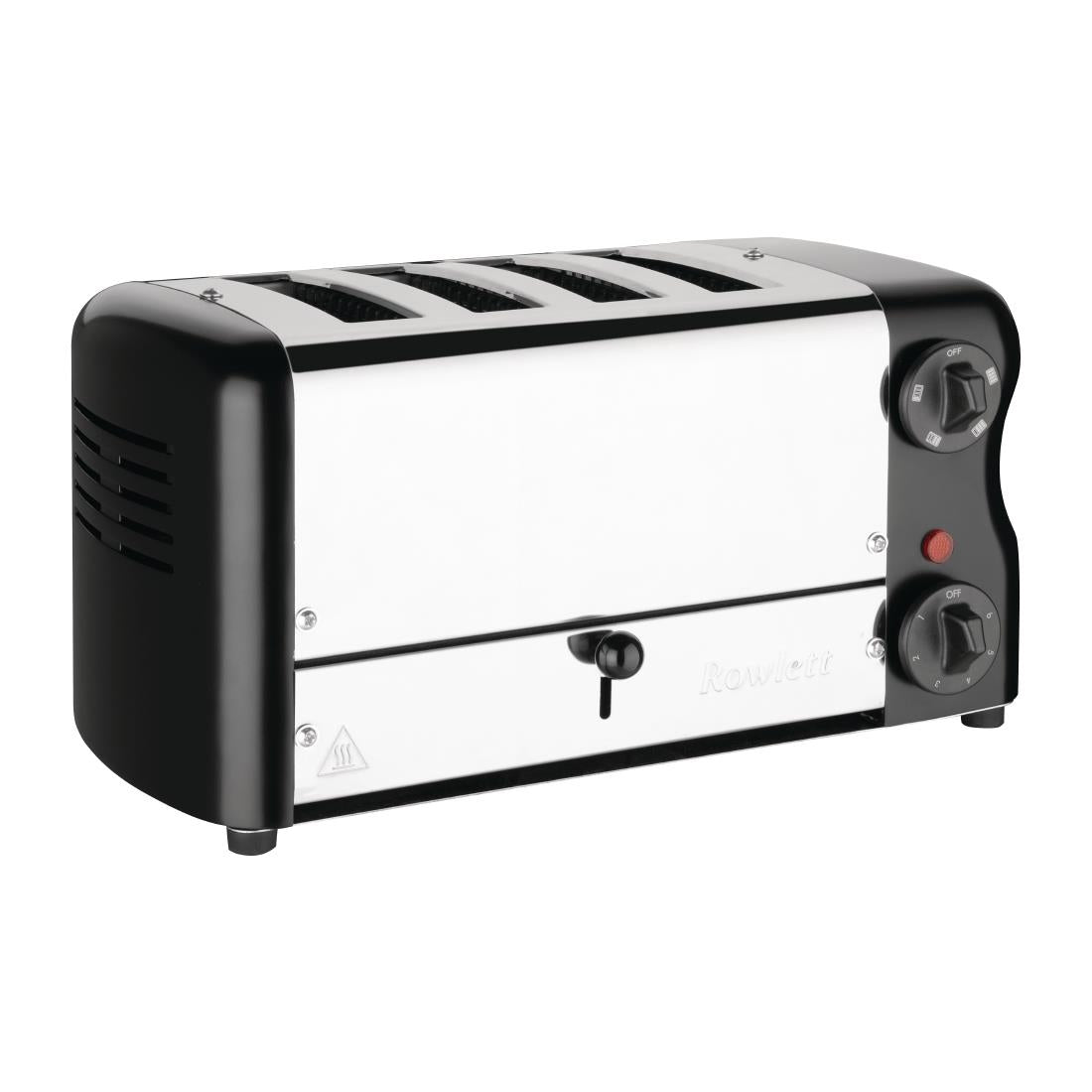 Rowlett Esprit 4 Slot Toaster Jet Black with Elements & Sandwich Cage CH183-A