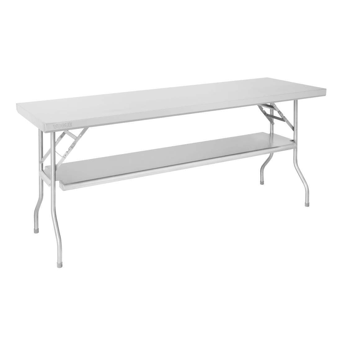Vogue Stainless Steel Folding Work Table 1830x760x780 DR195