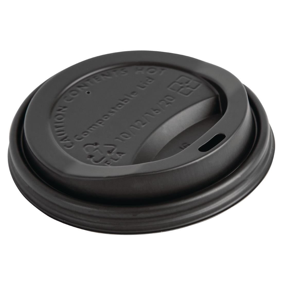 Fiesta Compostable Hot Cup Lids 340ml Pack of 1000 DS053