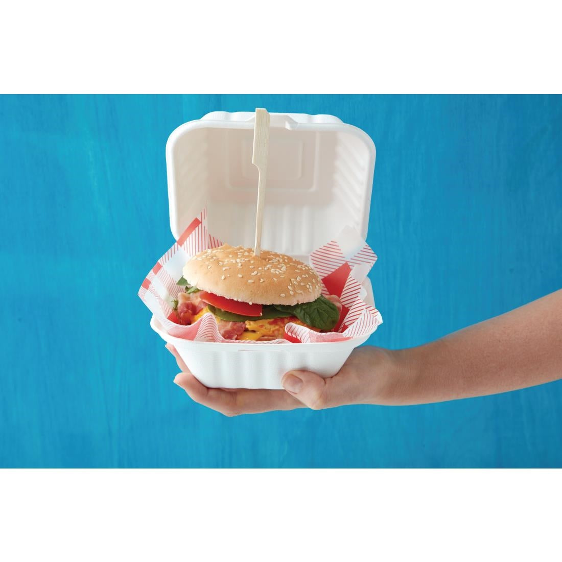 Fiesta Compostable Hinged Container 149mm DW246