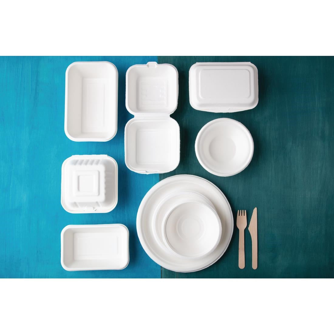 Fiesta Compostable Bagasse Plates Round 179mm (Pack of 50) CW905