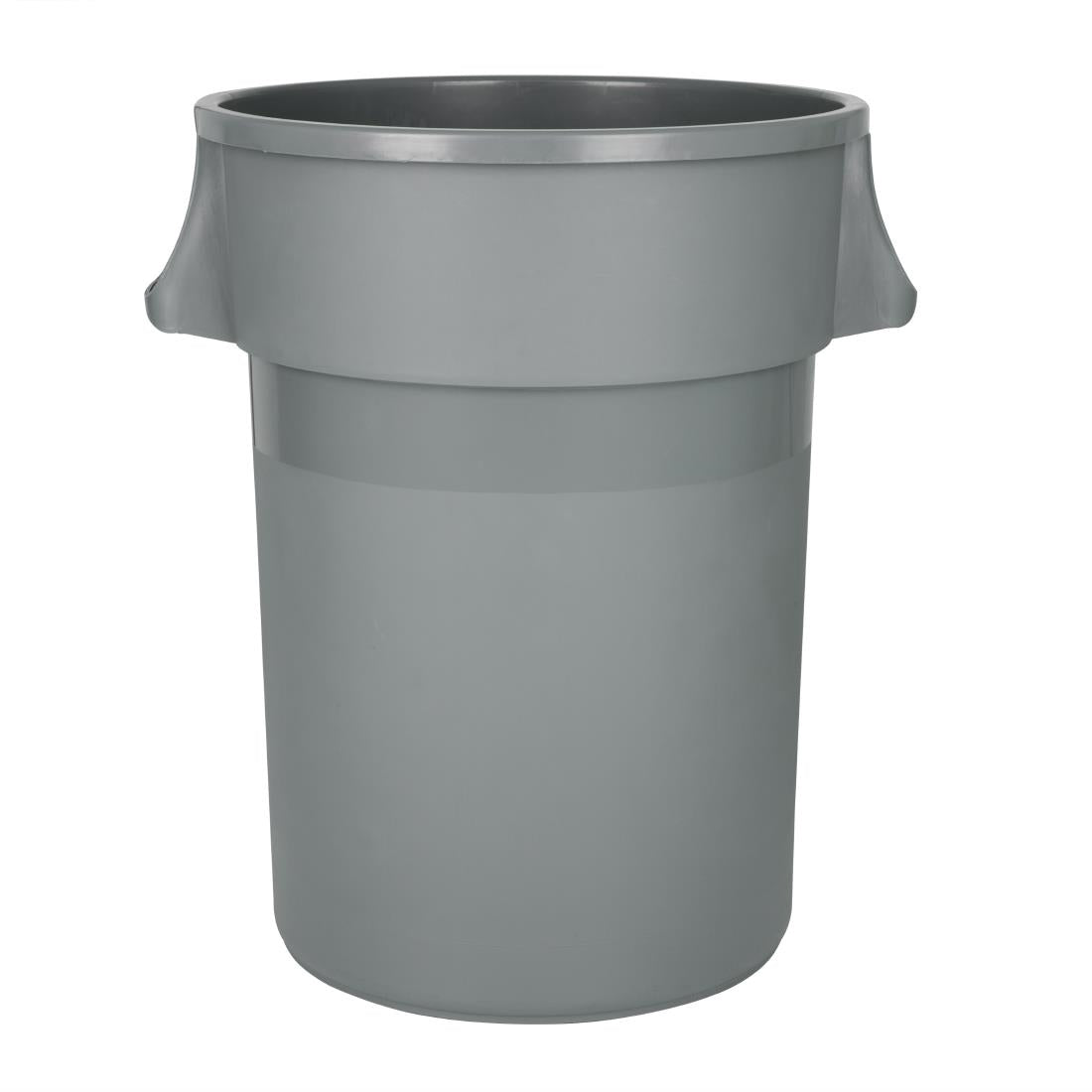 Jantex Heavy-Duty Round Bin Grey 160Ltr DX498