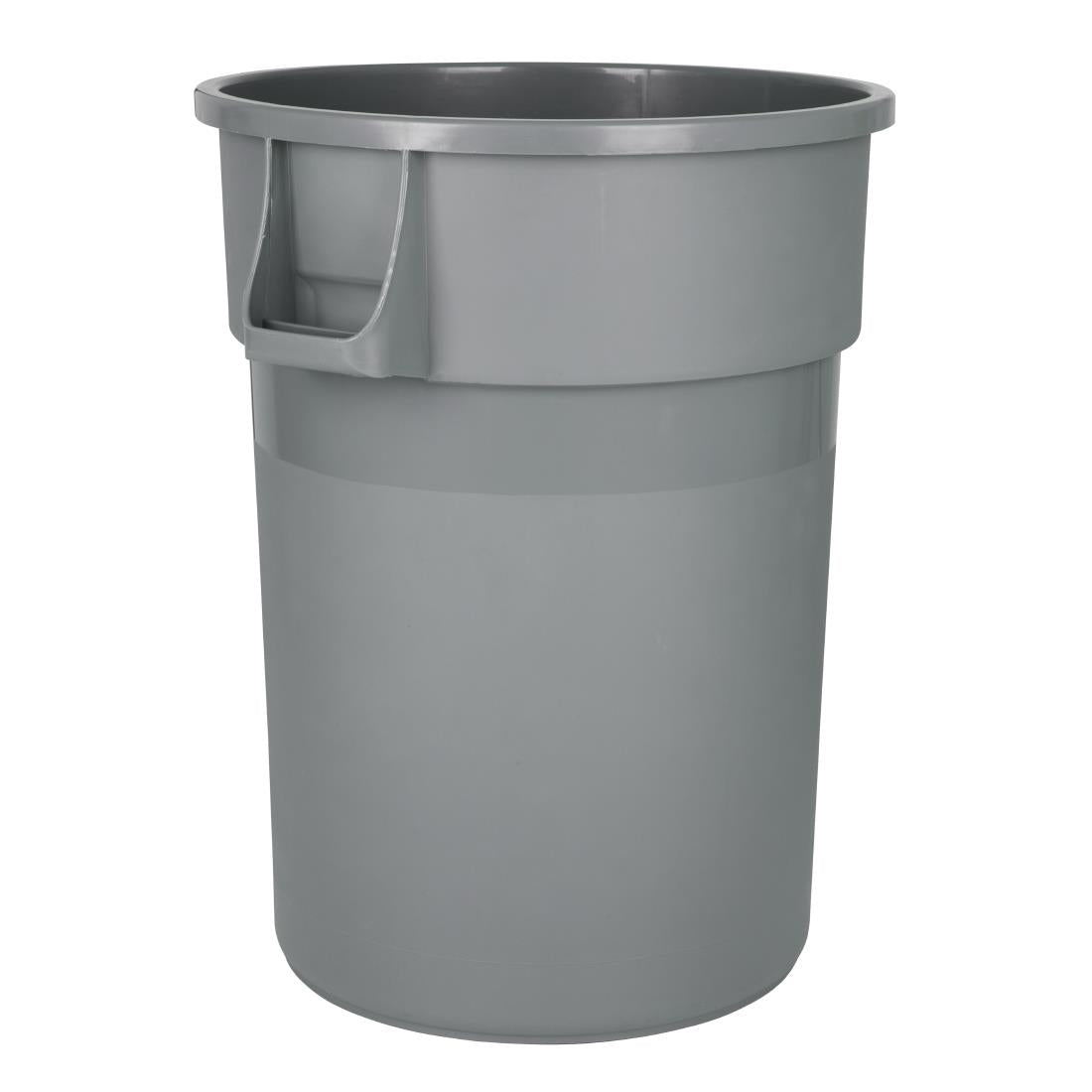 Jantex Heavy-Duty Round Bin Grey 160Ltr DX498