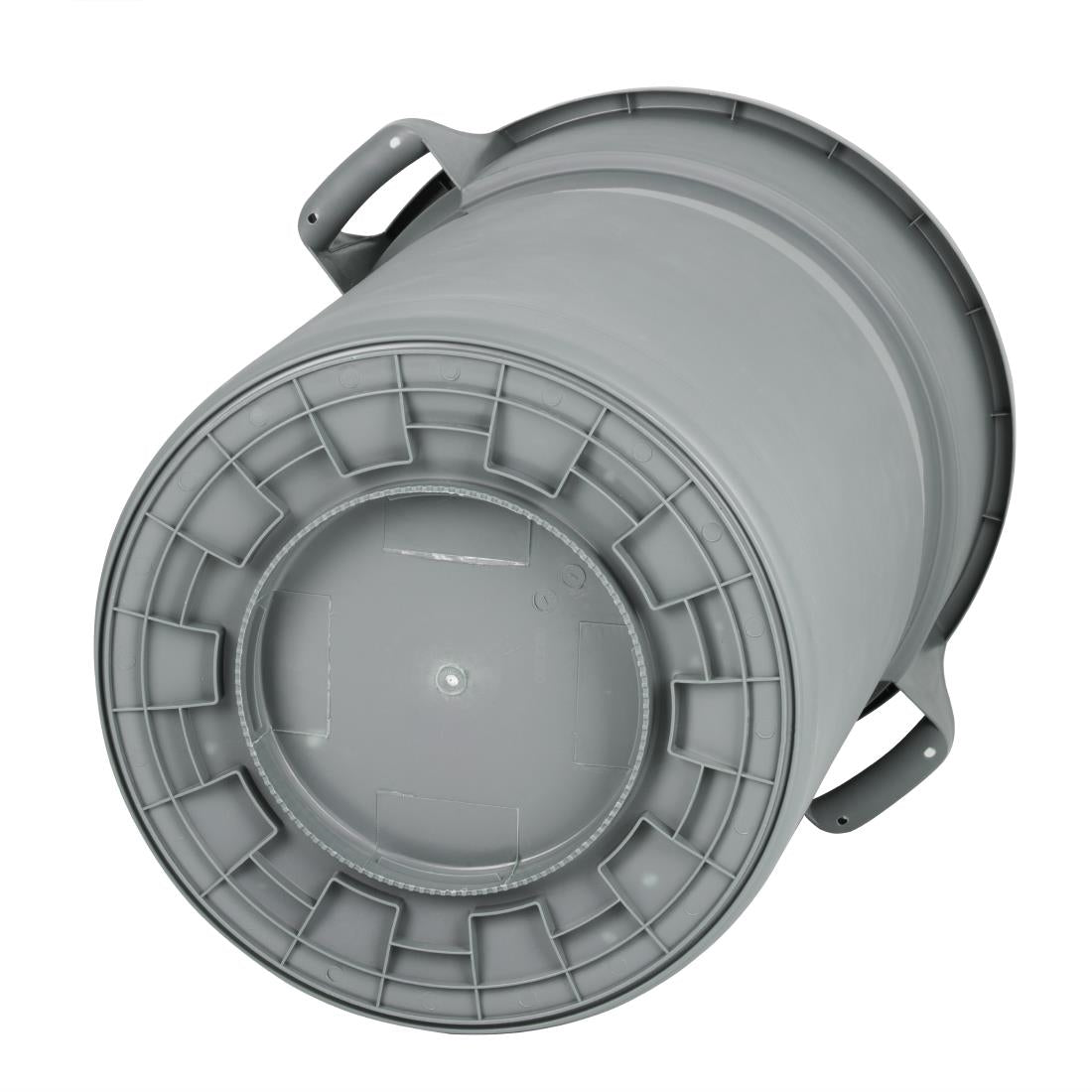Jantex Heavy-Duty Round Bin Grey 160Ltr DX498