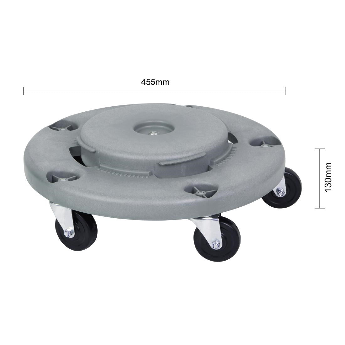 Jantex Dolly for 160Ltr Heavy-Duty Round Bin DX499
