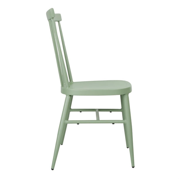 Bolero Windsor Aluminium Green Chairs (4 Pack) DX687