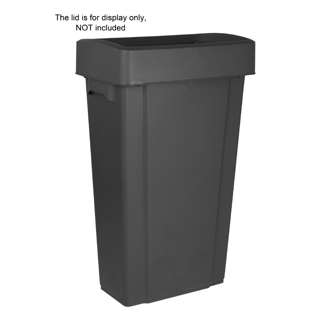 Jantex Slim Bin 80Ltr Black DX966