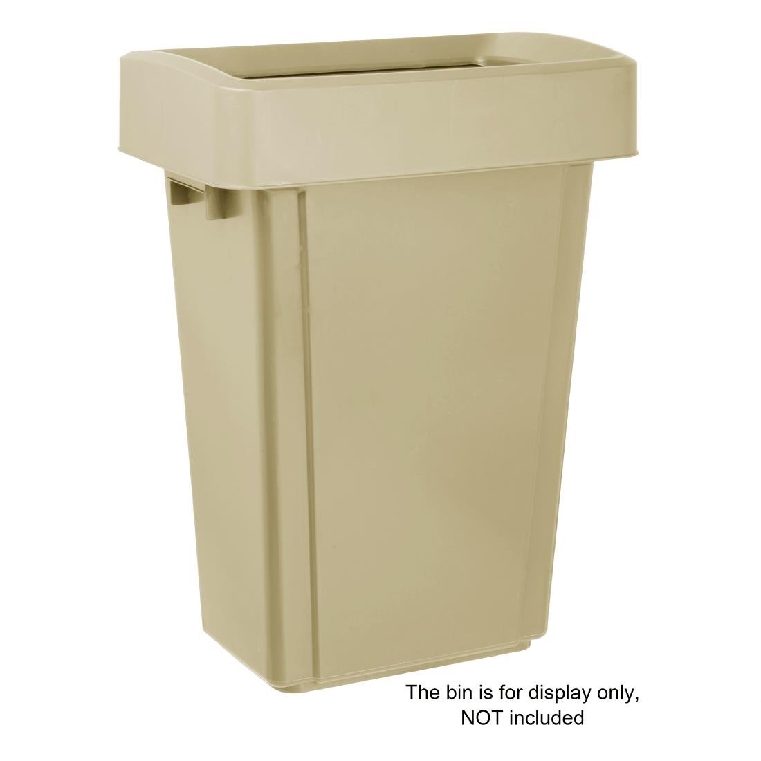 Jantex 60/80ltr Slim Bin Lid Beige DX967