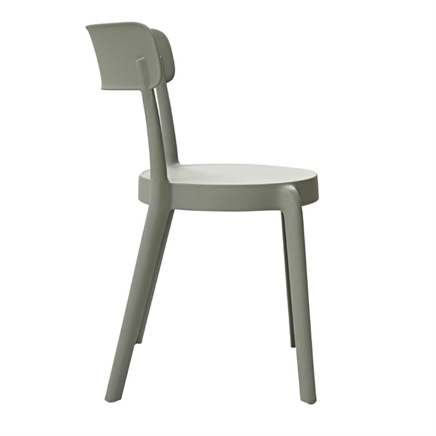 Bolero Mila Café Chairs Moss Grey (2 Pack) DX974