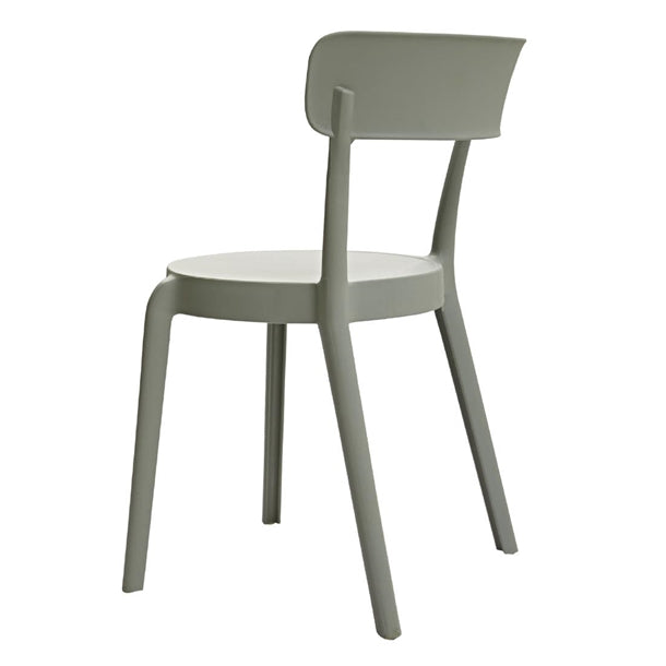 Bolero Mila Café Chairs Moss Grey (2 Pack) DX974