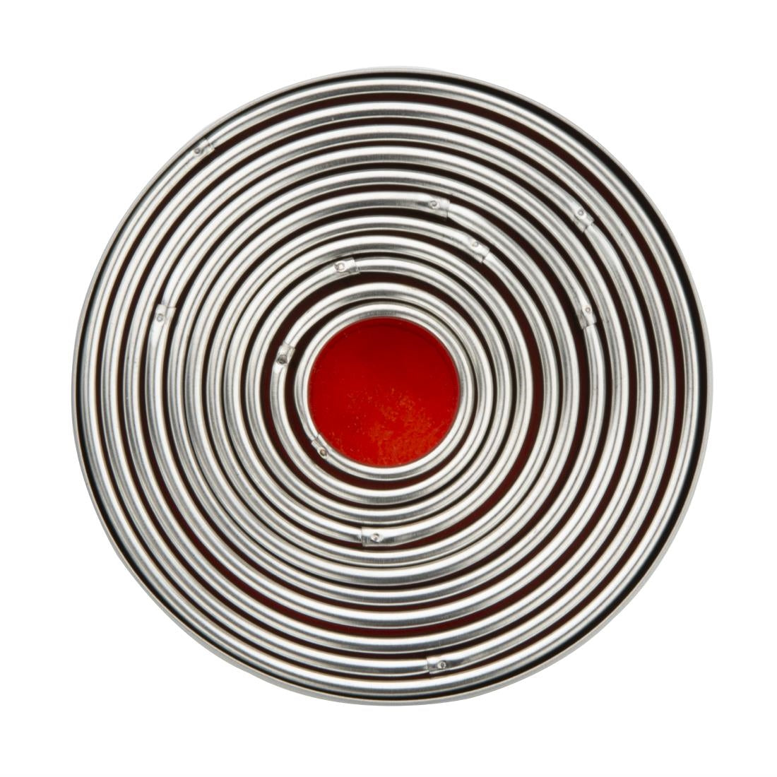 Vogue Round Plain Pastry Cutter Set E013