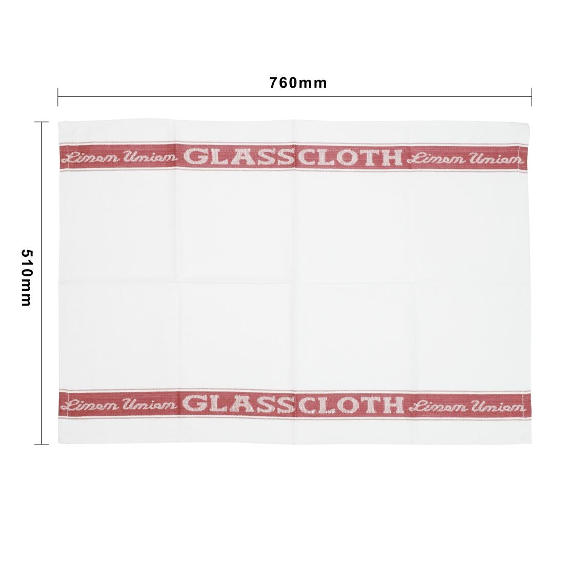 Vogue Glass Cloth Red E910