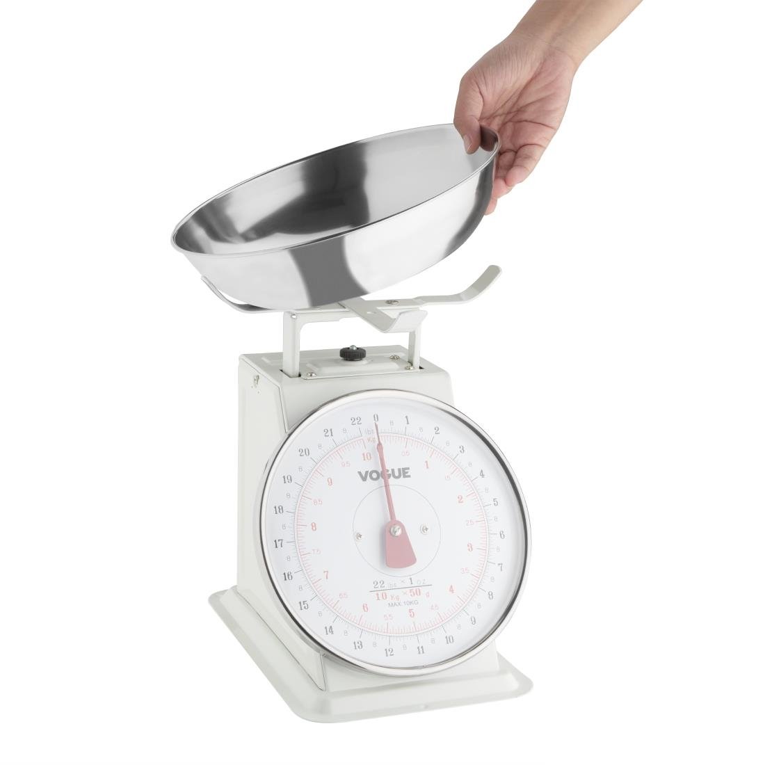 Vogue Kitchen Scale Bowl Top 10kg - Grad. 50g F174