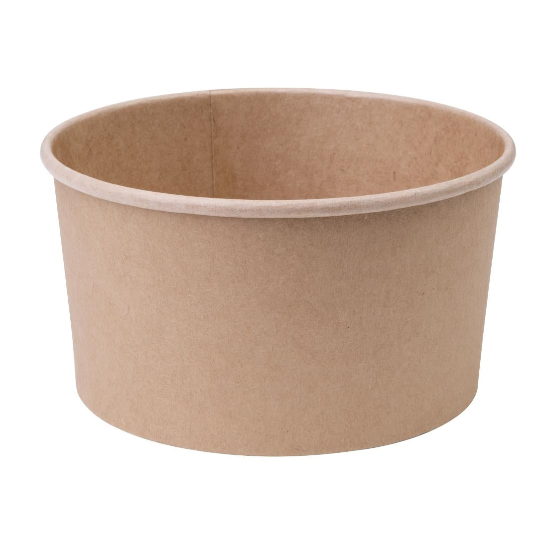 Fiesta Compostable Round Kraft Salad Bowls 1000ml (Pack of 300) FB198