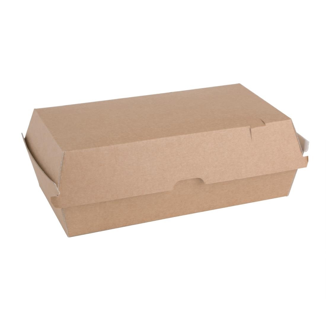 Fiesta Compostable Kraft Food Boxes Large 204mm (Pack of 100) FB667