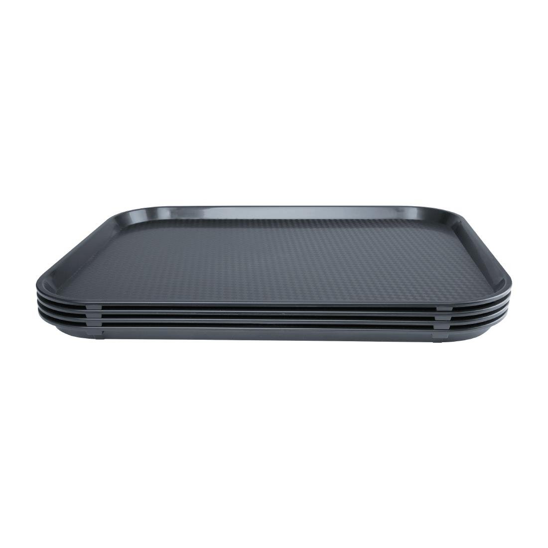 Olympia Kristallon Foodservice Tray Charcoal 350 x 450mm FD938
