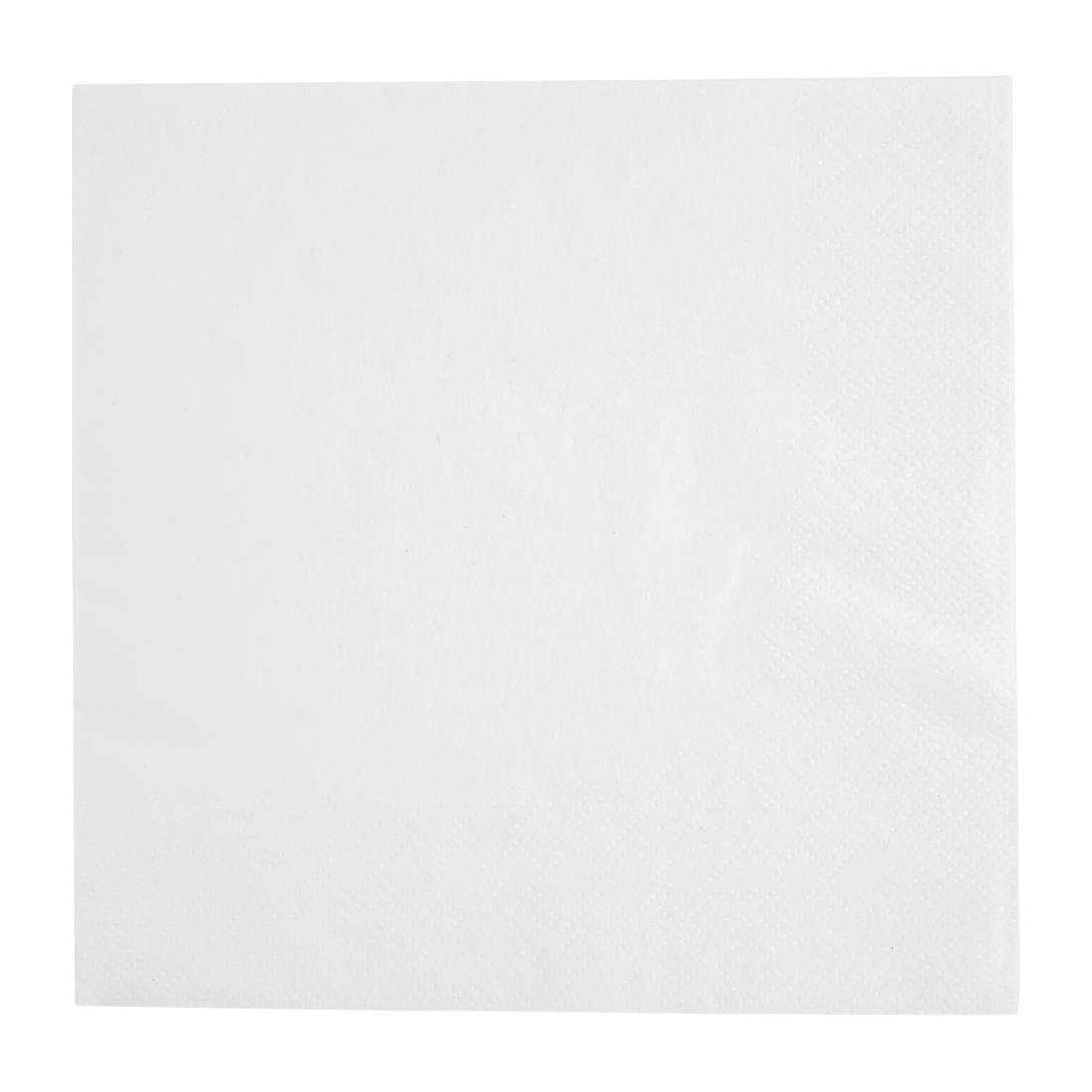 Fiesta Recyclable Lunch Napkin White 300x300mm 1ply 1/4 Fold (Pack of 5000) FE212