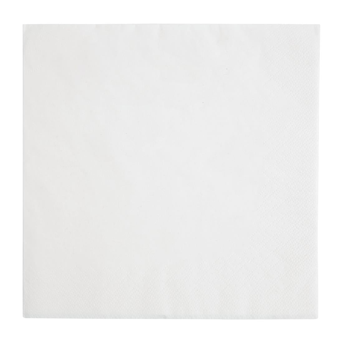 Fiesta Recyclable Dinner Napkin White 400x400mm 3ply 1/4 Fold (Pack of 1000) FE251