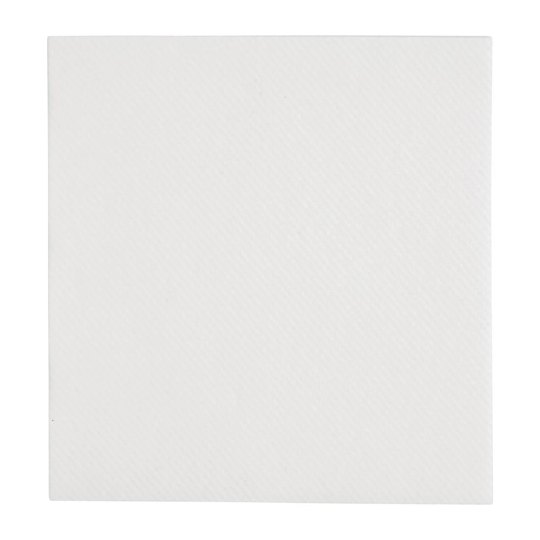 Fiesta Recyclable Premium Tablin Cocktail Napkin White 240x240mm Airlaid 1/4 Fold (Pack of 2400) FE262