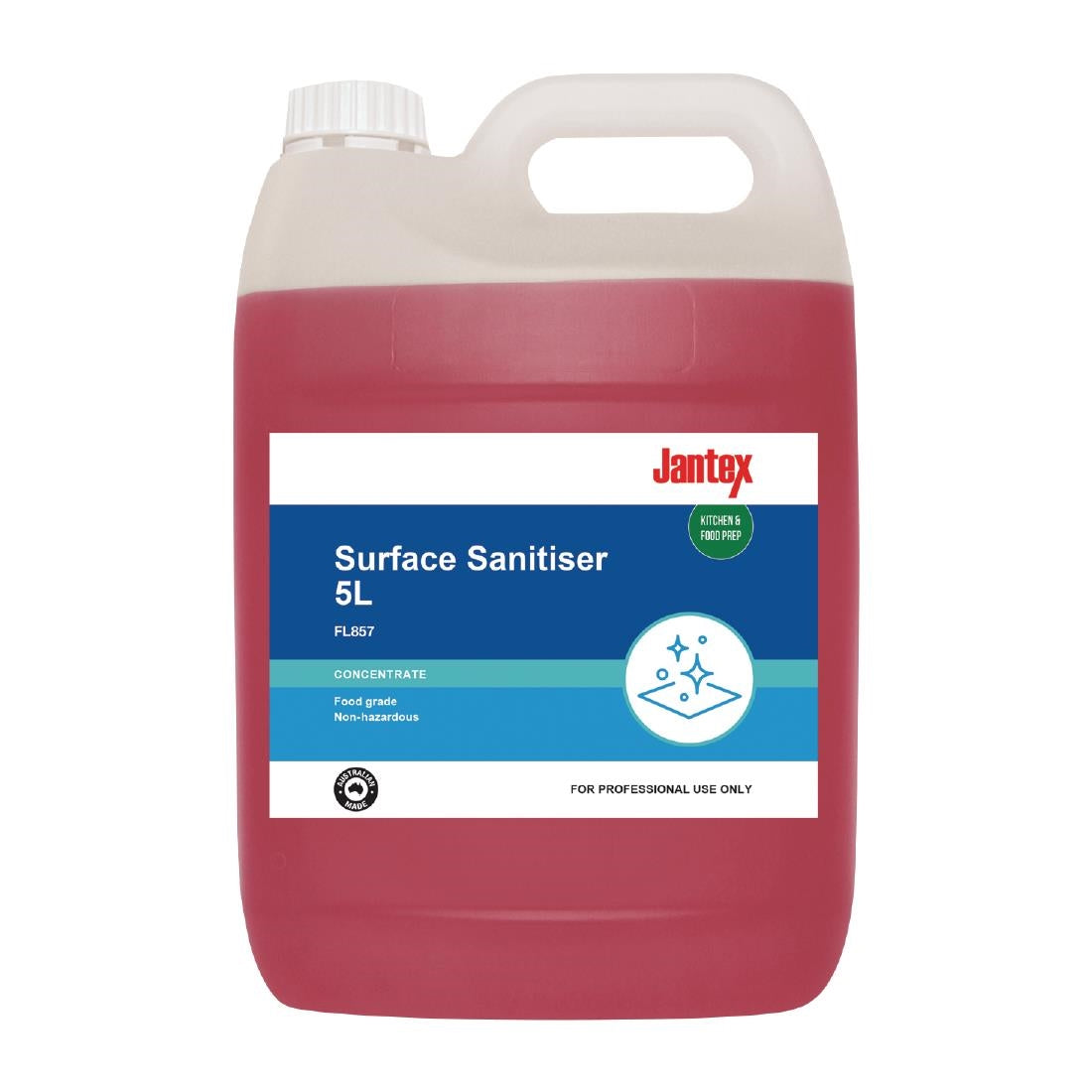 Jantex Food Grade Surface Sanitiser Concentrate 5Ltr FL857