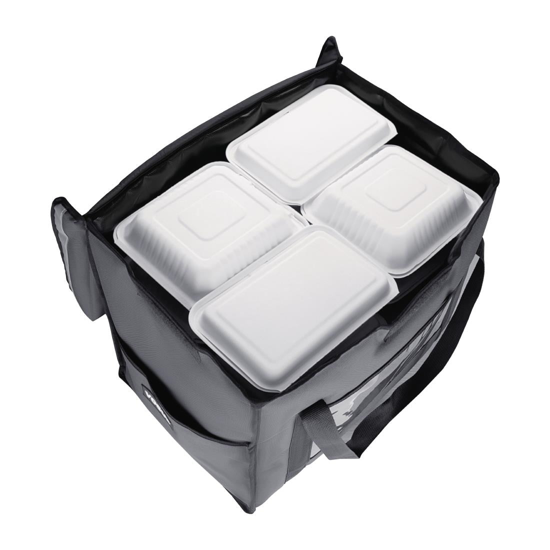 Vogue Insulated Folding Delivery Bag Grey 540x360x430mm FR226
