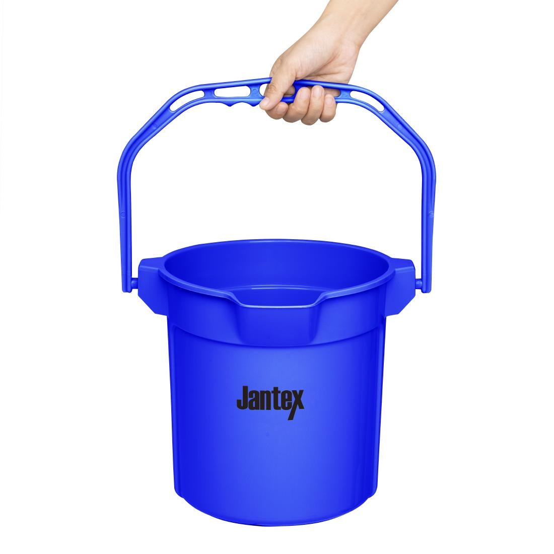 Jantex Blue Graduated Bucket with Pouring Lip 10ltr FU835