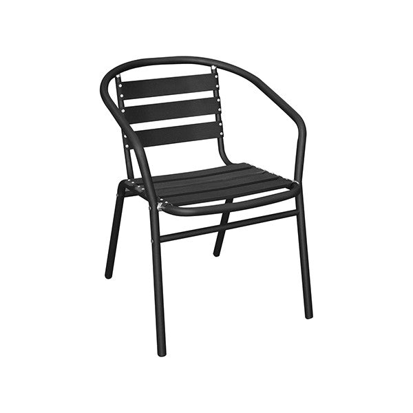 JB-AL001B Alfresco Aluminium Armchair (Black)
