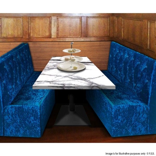 SL12-294S Lounge Single Blue Velvet 1100x600x1100