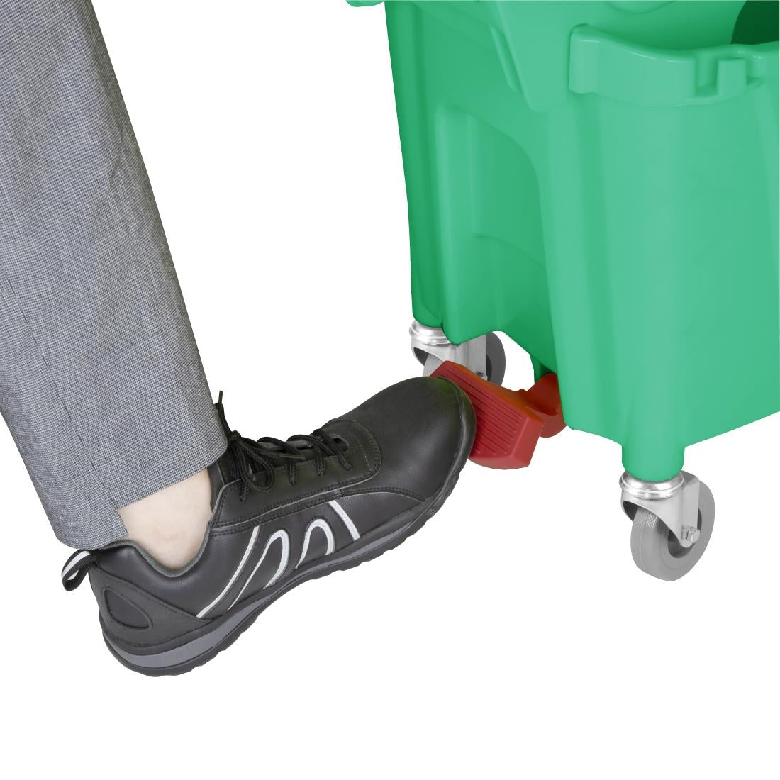 Jantex 30ltr Mop Bucket with Foot Pedal release - Green FW867