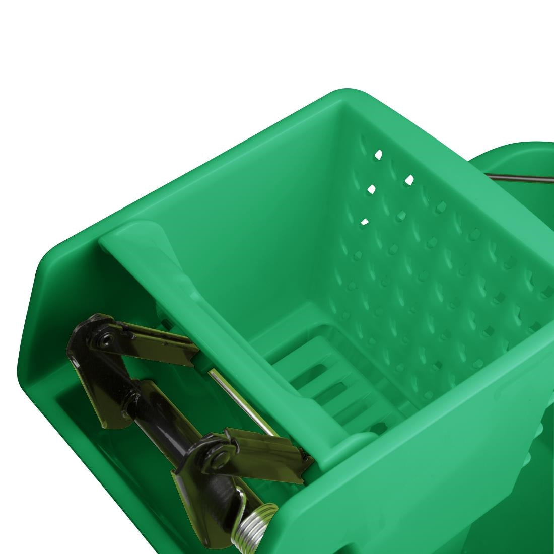 Jantex 30ltr Mop Bucket with Foot Pedal release - Green FW867